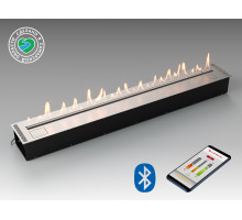 Автоматический биокамин Lux Fire Smart Flame 2000 RC INOX