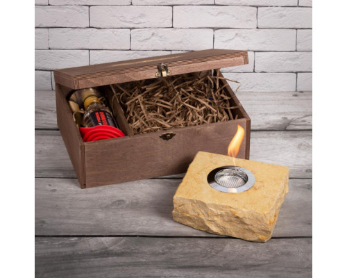 Подарочный набор SteelHeat PREMIUM BOX HERMES + деревянная коробка + стартовый комплект