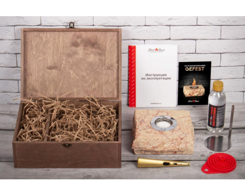Подарочный набор SteelHeat PREMIUM BOX GEFEST + деревянная коробка + стартовый комплект