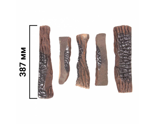 Керамические дрова для биокамина SteelHeat Большой костер (5 шт)
