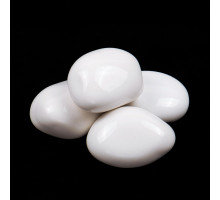 Декоративные керамические камни SteelHeat белые S 4 шт