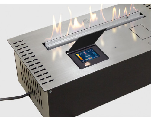Автоматический биокамин Lux Fire Smart Flame 900 RC INOX